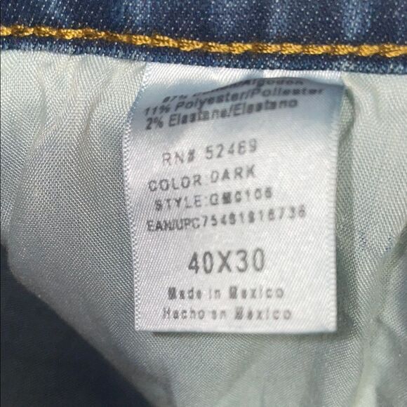 George Blue Straight Jeans with Classic Style - Picture 9 of 9